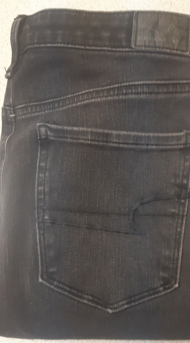 American Eagle Outfitters Black Faded Women's Super High Rise Jeggings Size 10